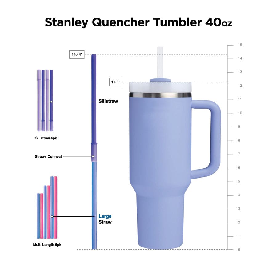 Straws for Stanley Quencher 40oz Tumbler - GoSili
