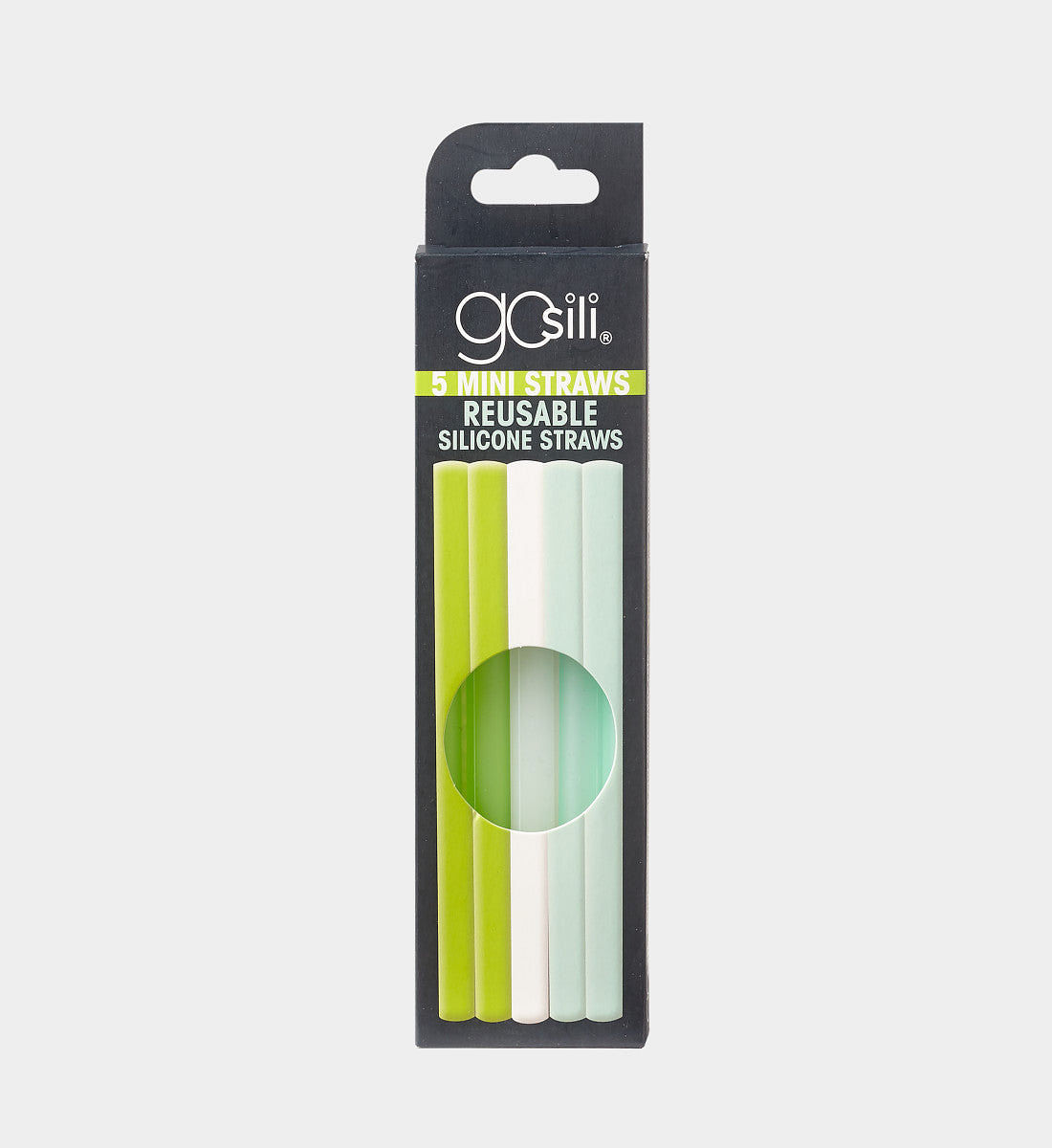 GoSili® 5.625 Mini Silicone Cocktail Straws, Eco-Friendly Reusable So
