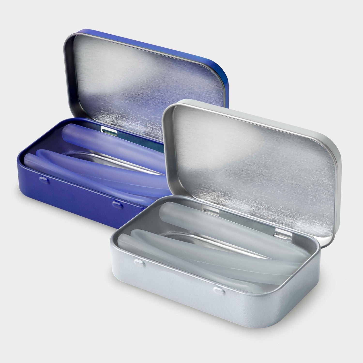 Extra Long Reusable Silicone Drinking Straws with Travel Case, 2pk - GoSili