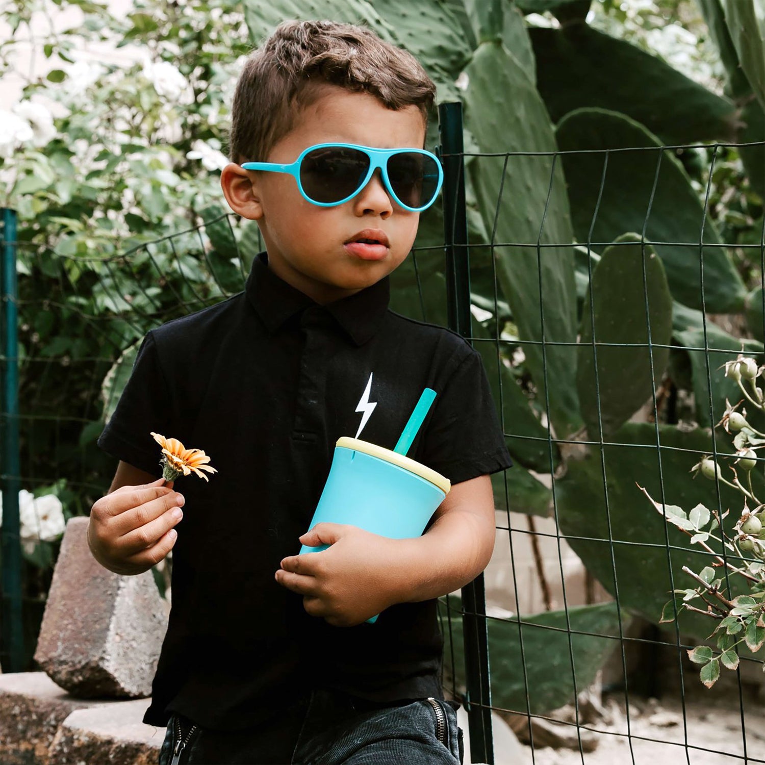 Silikids Silicone Straw Cup for Kids, 12oz - GoSili