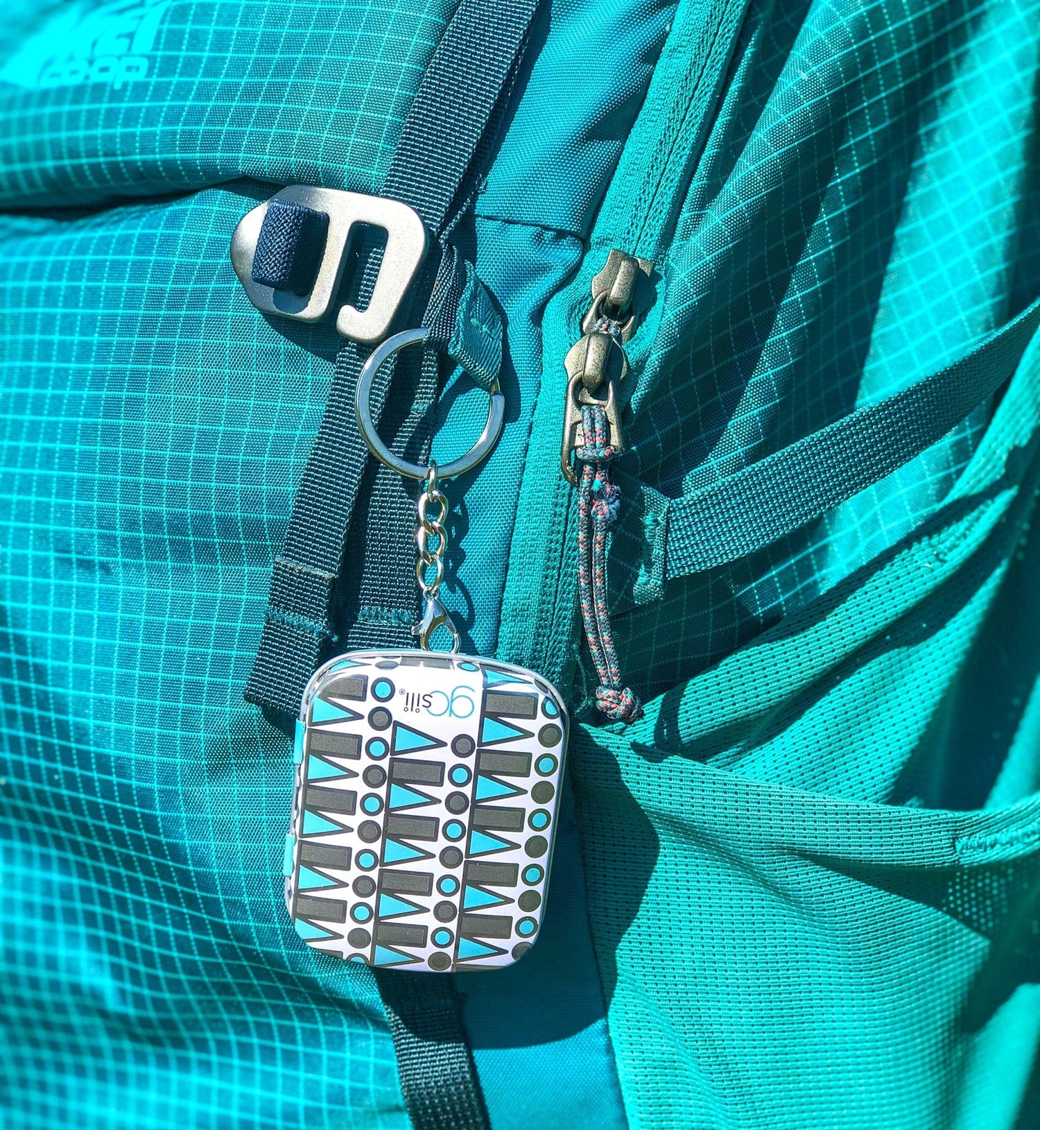 8&quot; Reusable Silicone Straw &amp; Travel Case Key Chain - GoSili