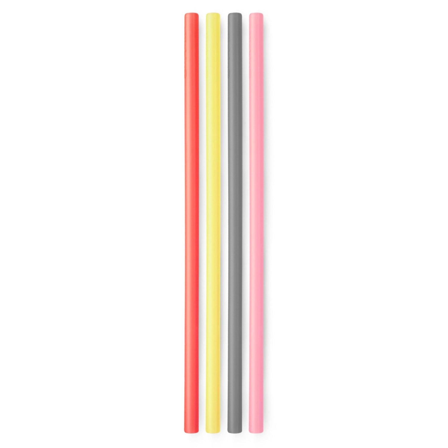 Extra - Long Reusable Silicone Straws, 4pk and 12pk - GoSili