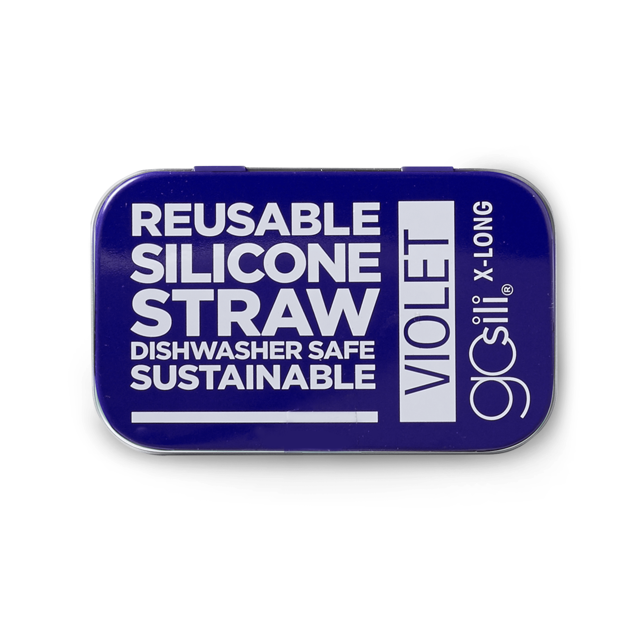 GoSili® XL Reusable Silicone Straw with Travel Case 1pk - GoSili