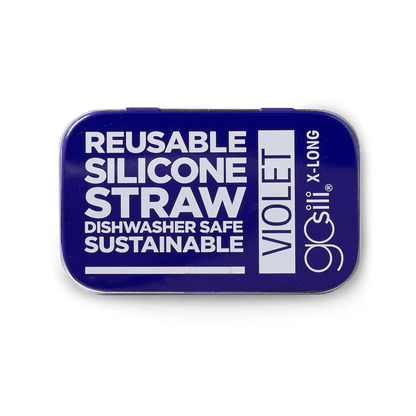 GoSili® XL Reusable Silicone Straw with Travel Case 1pk - GoSili
