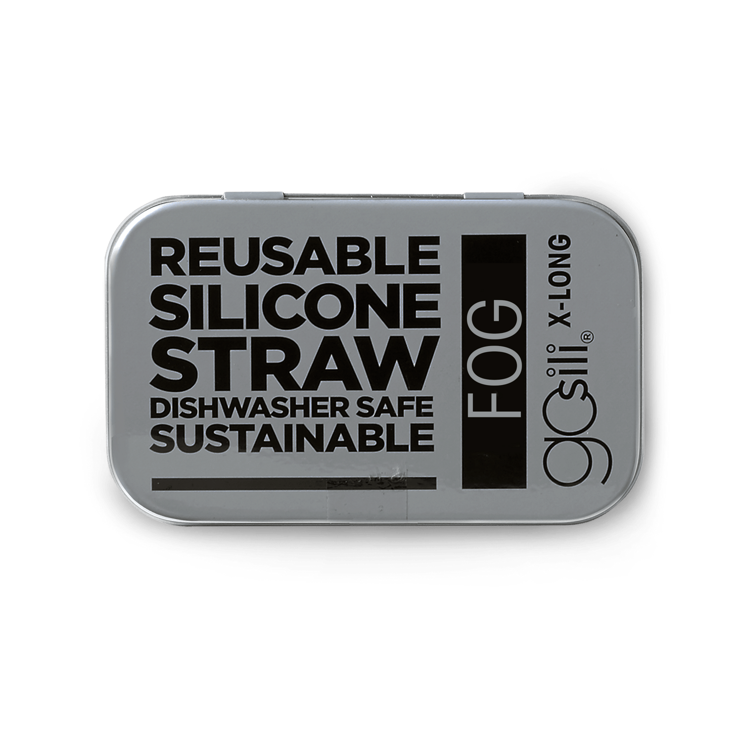 GoSili® XL Reusable Silicone Straw with Travel Case 1pk - GoSili