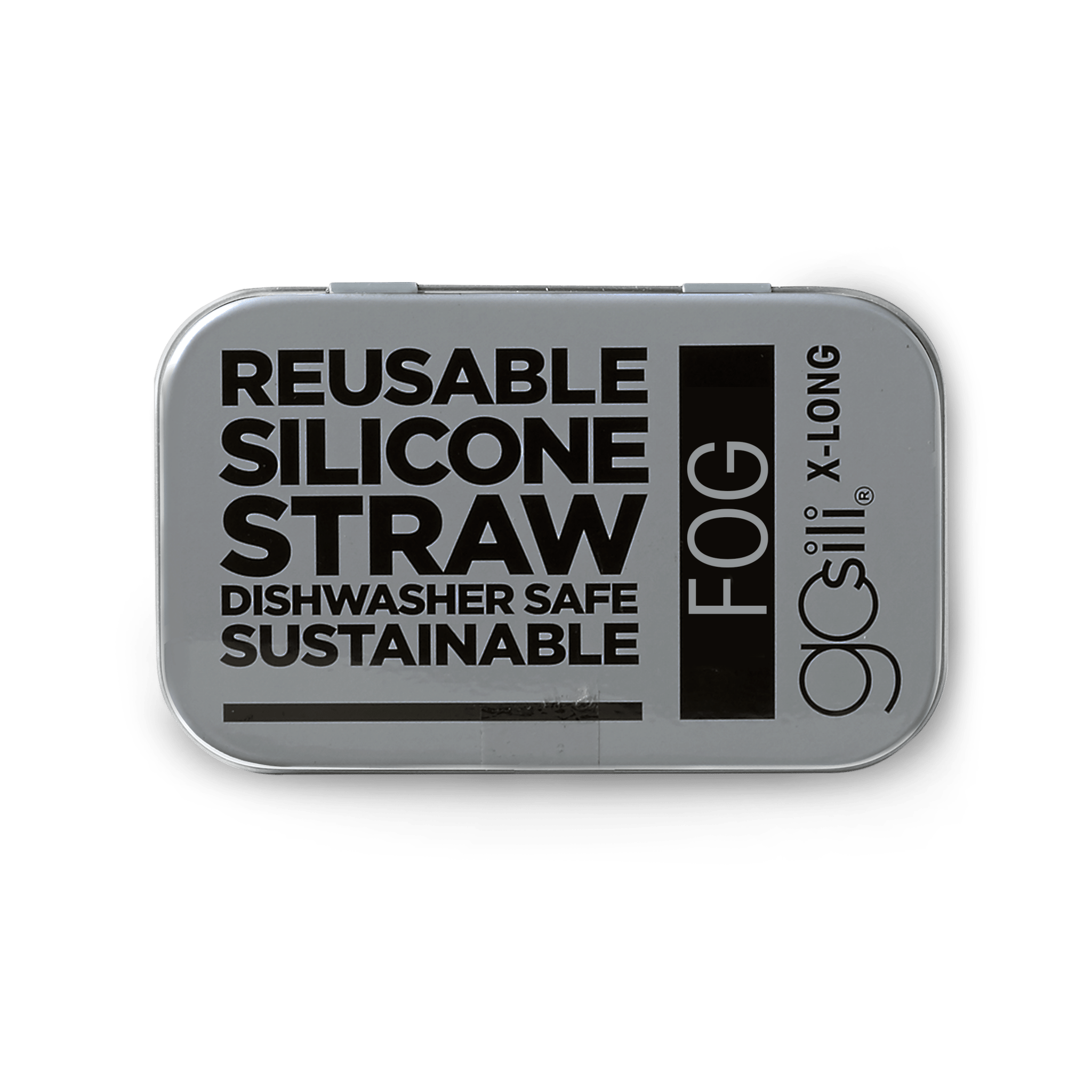 GoSili® XL Reusable Silicone Straw with Travel Case 1pk - GoSili