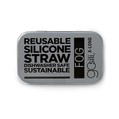 GoSili® XL Reusable Silicone Straw with Travel Case 1pk - GoSili