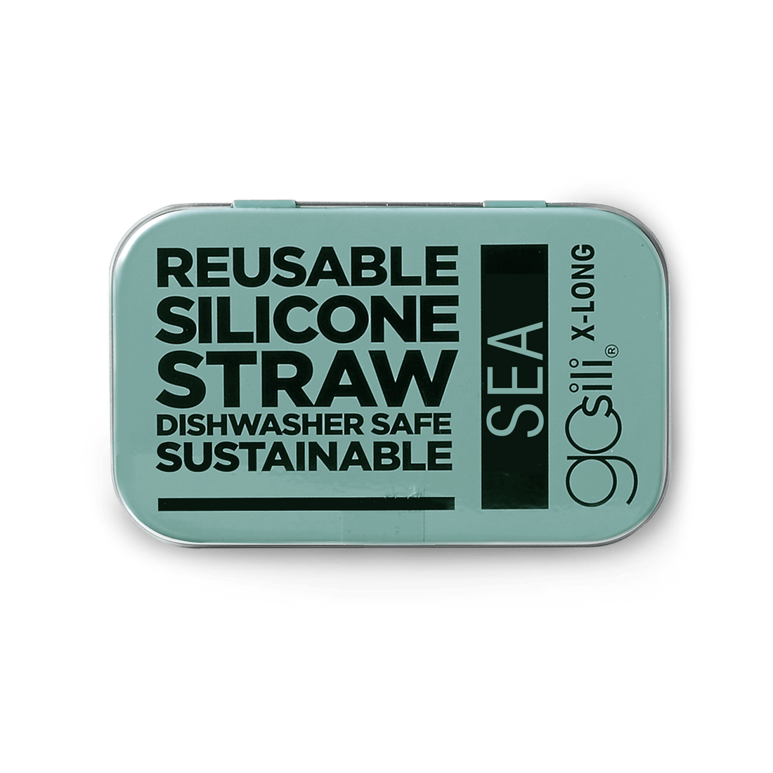 GoSili® XL Reusable Silicone Straw with Travel Case 1pk - GoSili