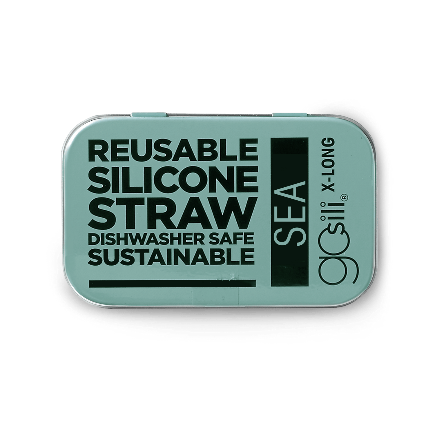GoSili® XL Reusable Silicone Straw with Travel Case 1pk - GoSili