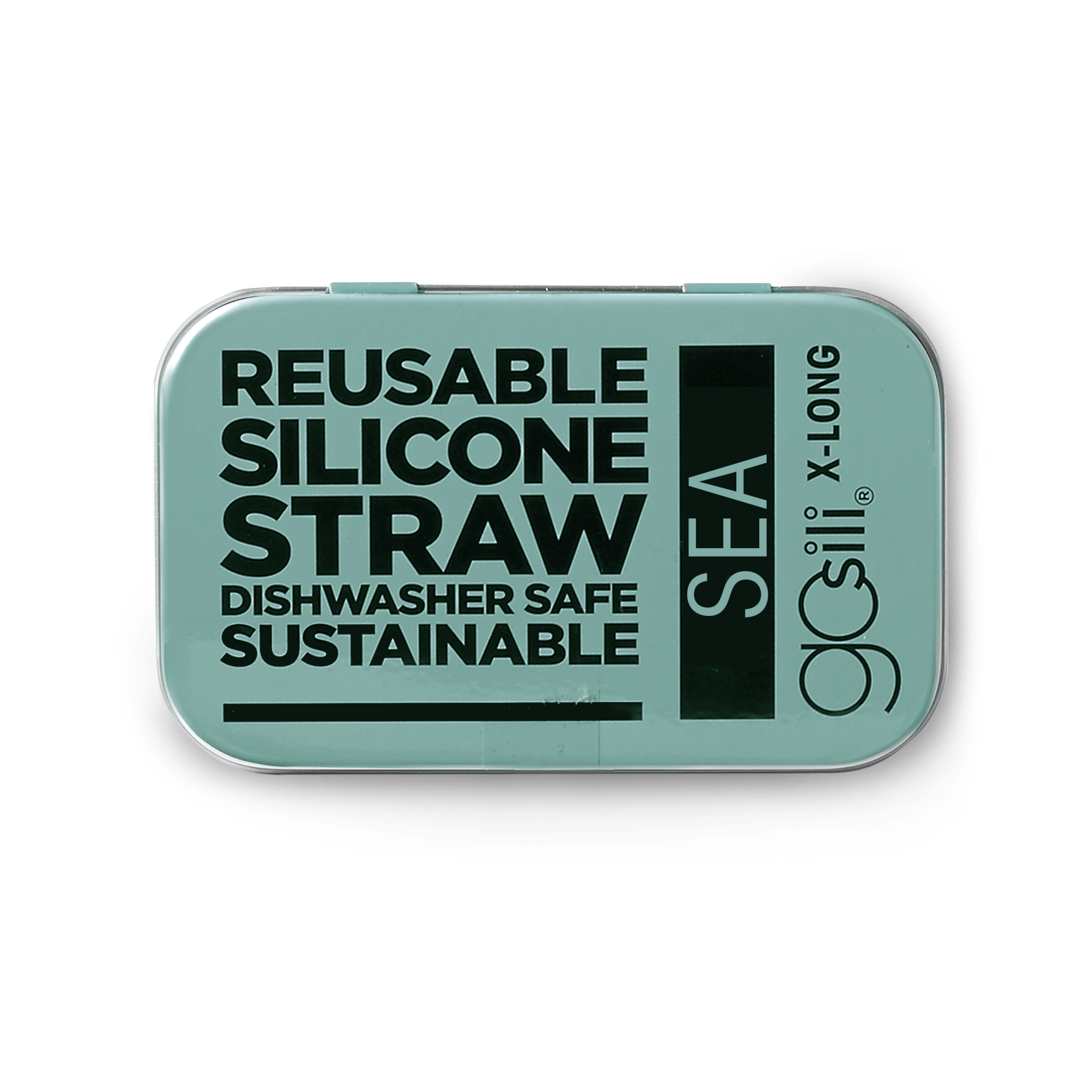 GoSili® XL Reusable Silicone Straw with Travel Case 1pk - GoSili
