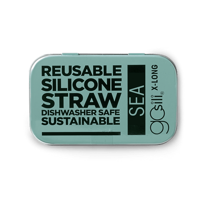 GoSili® XL Reusable Silicone Straw with Travel Case 1pk - GoSili
