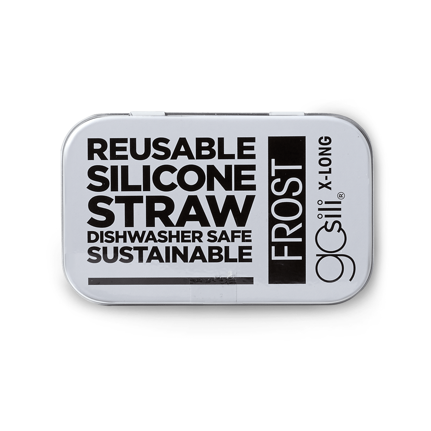 GoSili® XL Reusable Silicone Straw with Travel Case 1pk - GoSili