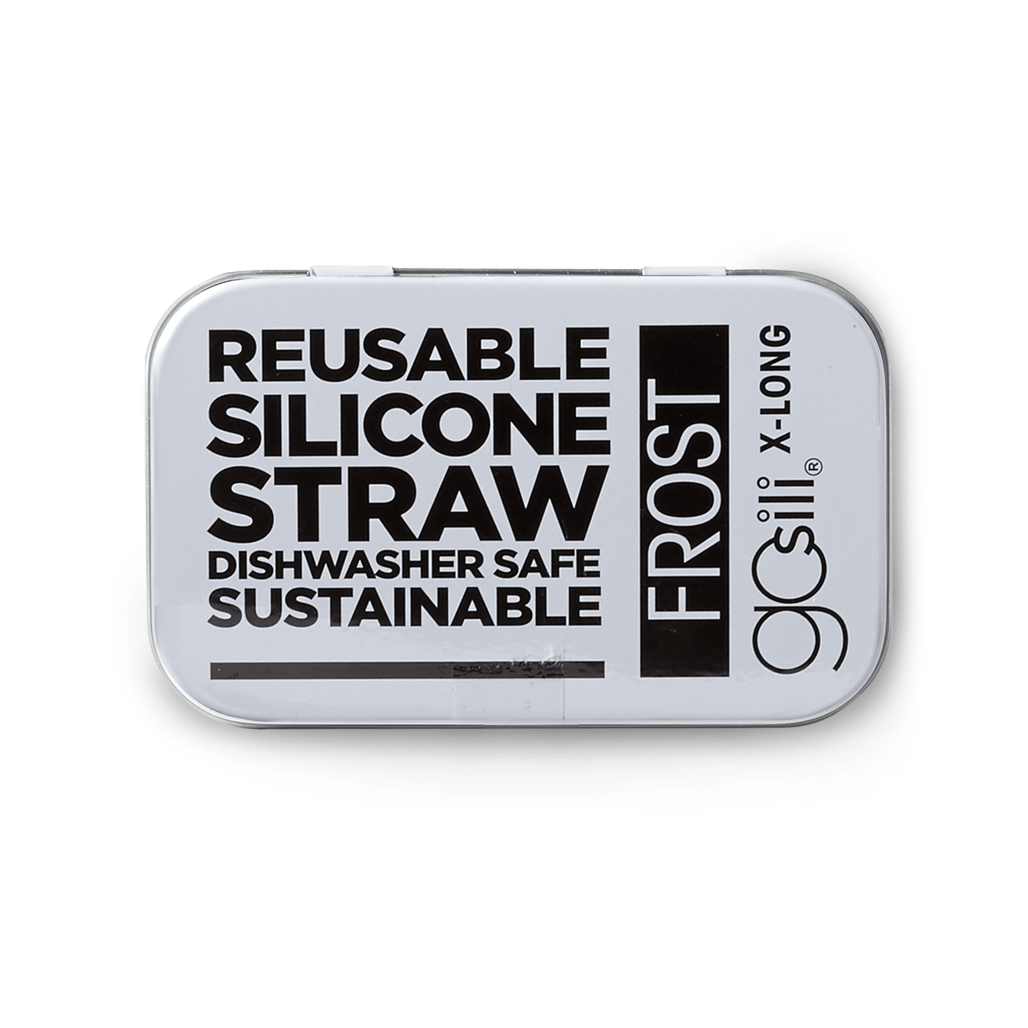 GoSili® XL Reusable Silicone Straw with Travel Case 1pk - GoSili