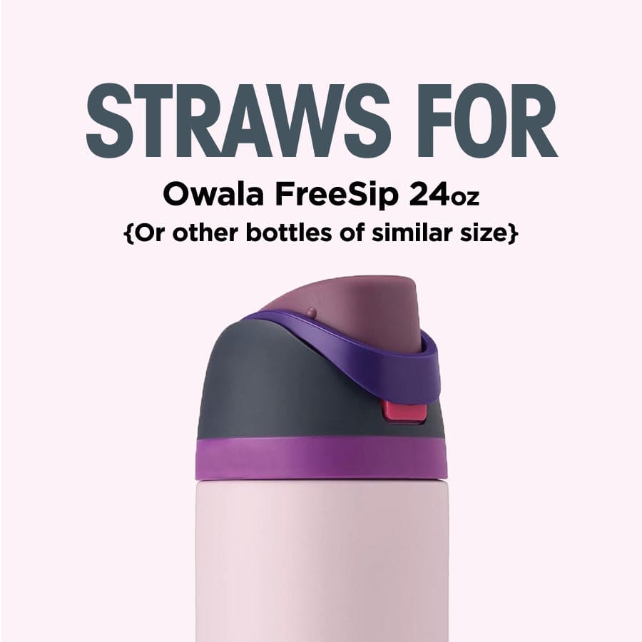 Straws for Owala FreeSip 24oz Bottles - GoSili