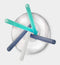 GoSili® 5.625" Mini Silicone Cocktail Straws, Eco-Friendly Reusable Soft Drinking Straws, Short, 5pk