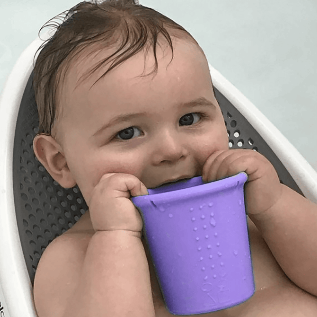 8oz Stackable Silicone Cups for Kids and Toddlers, 4pk - GoSili