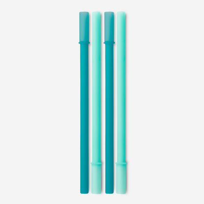 Close-up of GoSili SiliStraw showing the stopper base to prevent slipping.
