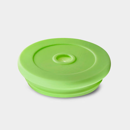 GoSili cup with silicone straw lid, perfect for on-the-go drinks.
