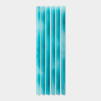 8&quot; Reusable Silicone Straw, 6pk