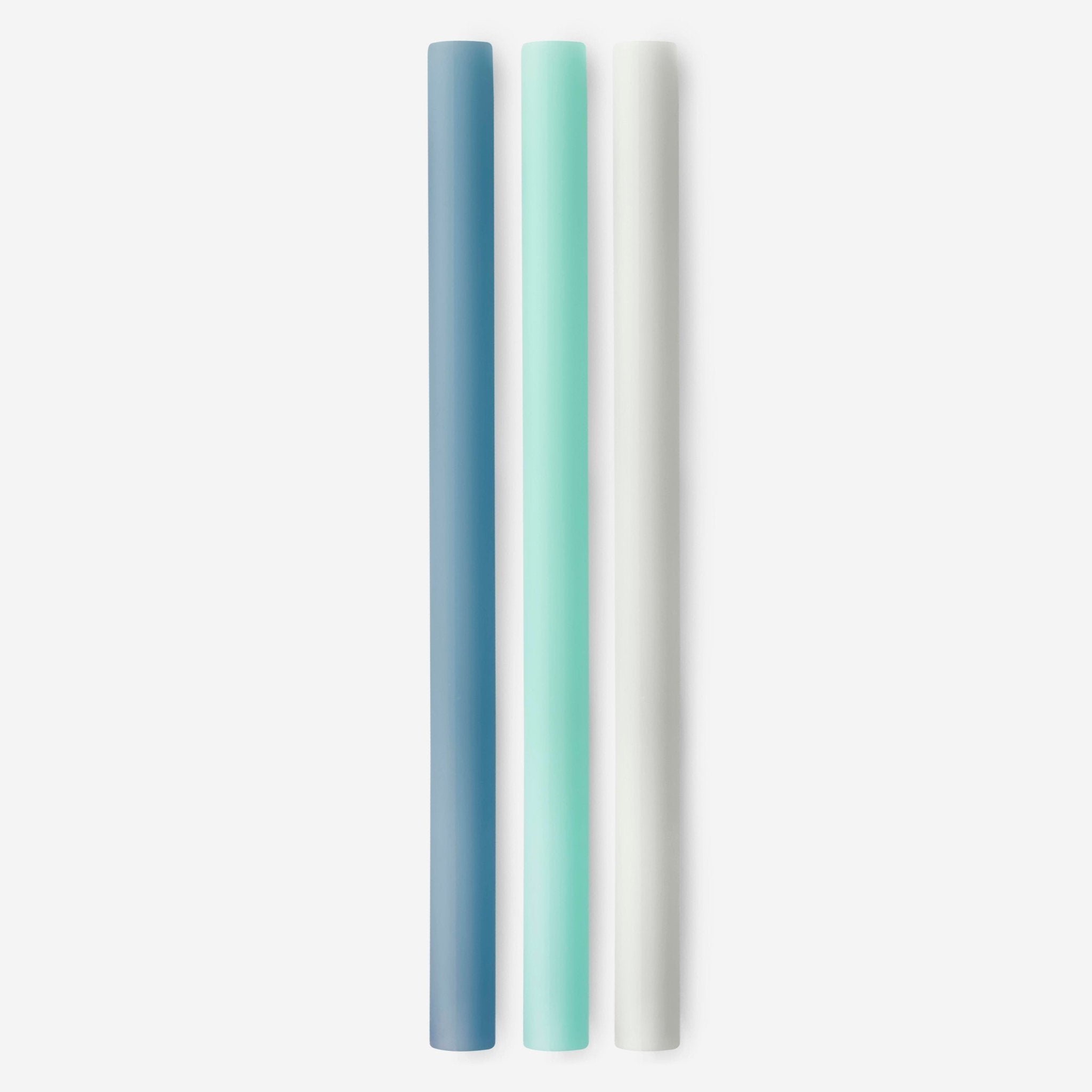 Extra - Wide 8.5&quot; Reusable Silicone Straw, 3pk - GoSili