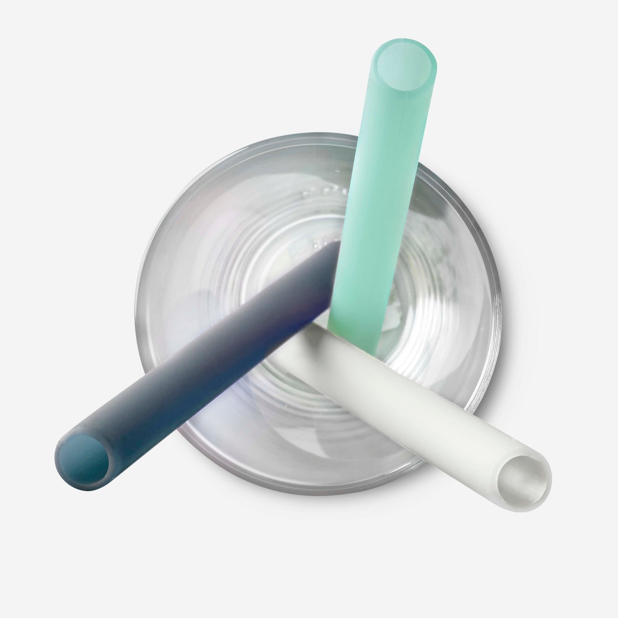 Extra - Wide 8.5&quot; Reusable Silicone Straw, 3pk - GoSili