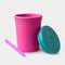 GoSili® 12oz Silicone Kids Sili Cup with Soft Eco-Friendly Reusable Silicone Drinking Straw