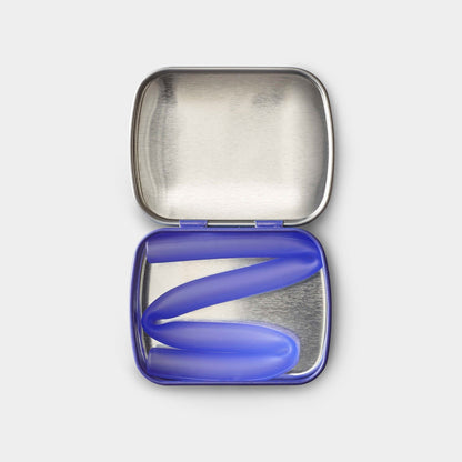 GoSili® 8" Silicone Straw with Travel Case, Eco - Friendly Reusable Soft Collapsible Drinking Straw, 1pk - GoSili