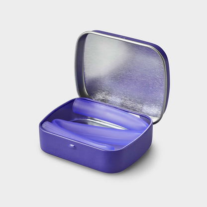 GoSili® 8" Silicone Straw with Travel Case, Eco - Friendly Reusable Soft Collapsible Drinking Straw, 1pk - GoSili