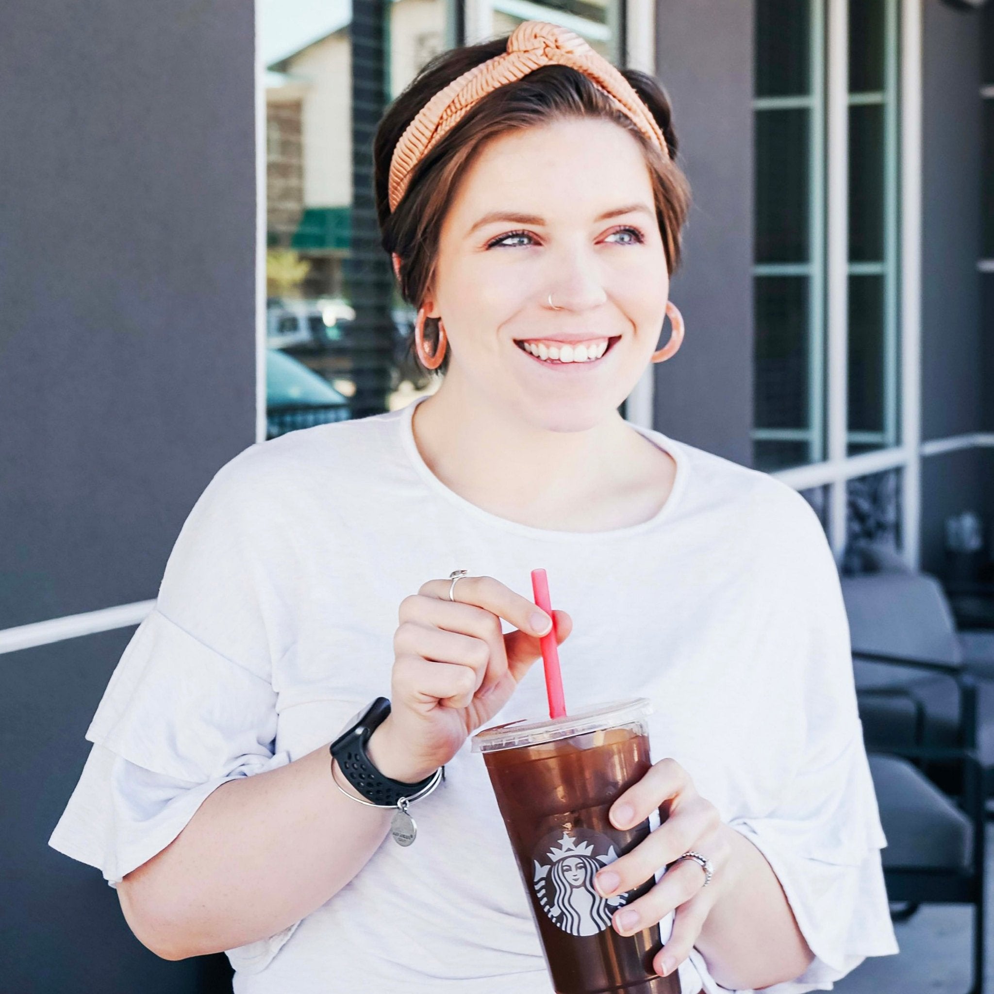 GoSili® 8" Silicone Straw with Travel Case, Eco - Friendly Reusable Soft Collapsible Drinking Straw, 1pk - GoSili