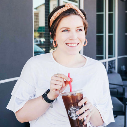 GoSili® 8" Silicone Straw with Travel Case, Eco - Friendly Reusable Soft Collapsible Drinking Straw, 1pk - GoSili