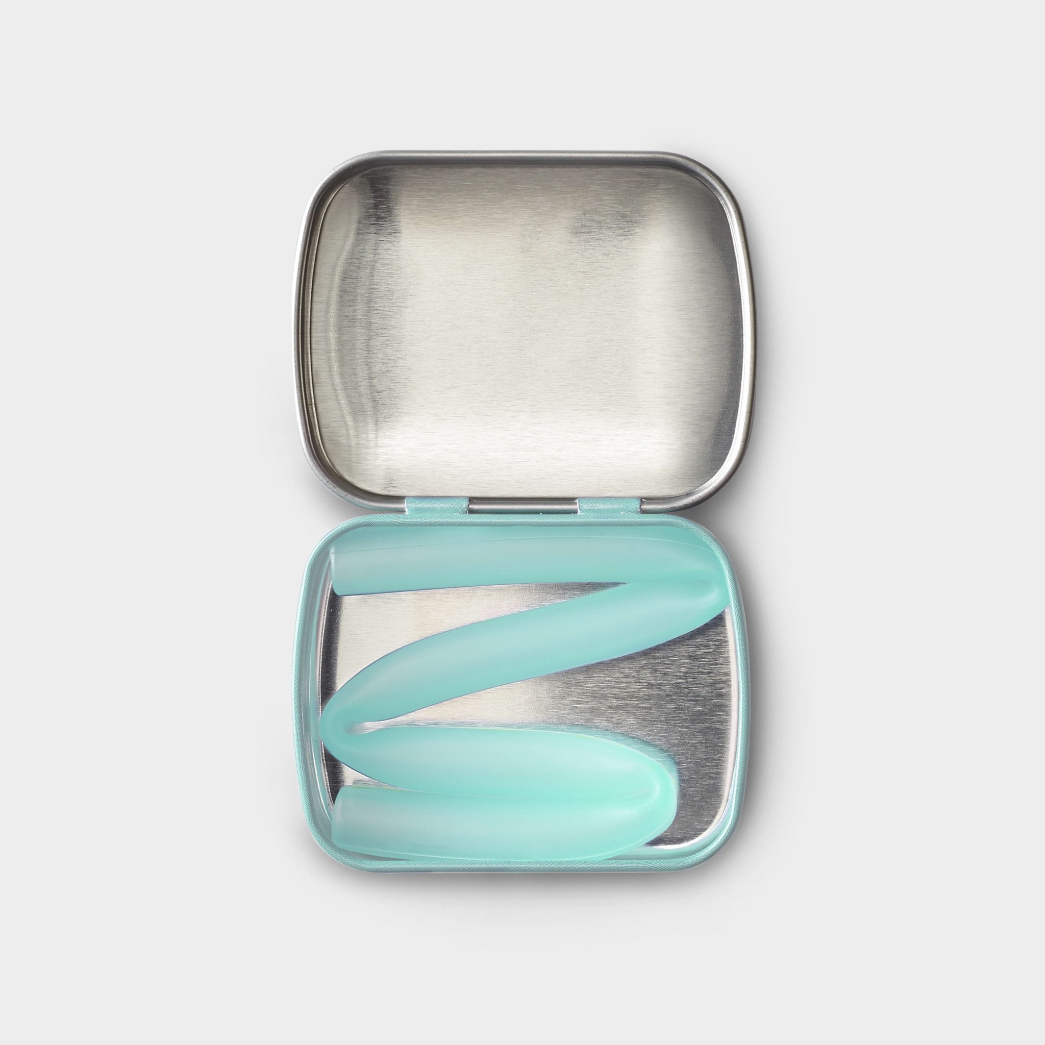 GoSili® 8" Silicone Straw with Travel Case, Eco - Friendly Reusable Soft Collapsible Drinking Straw, 1pk - GoSili