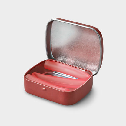 GoSili® 8" Silicone Straw with Travel Case, Eco - Friendly Reusable Soft Collapsible Drinking Straw, 1pk - GoSili