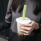 GoSili® 8.5" Wide Silicone Boba/Milkshake Straws, Eco-Friendly Reusable Soft Silicone Drinking Straws, 3pk