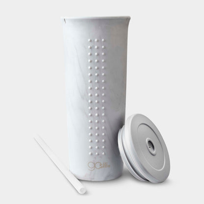 Reusable Silicone Straw Cup and Tumbler, 24oz - GoSili