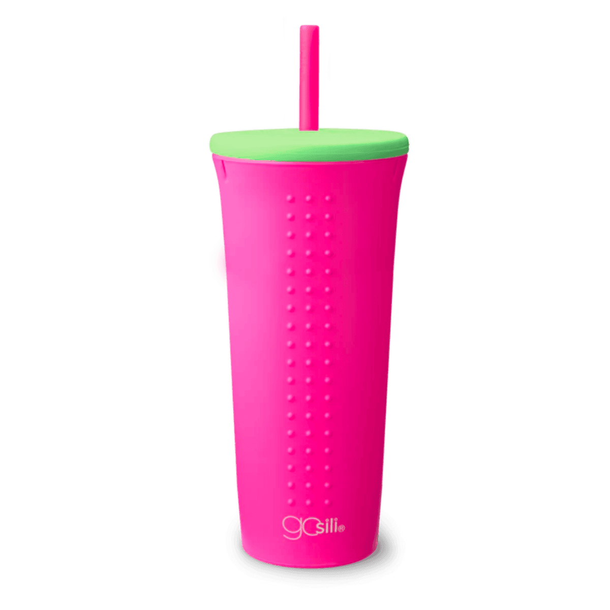 Reusable Silicone Straw Cup and Tumbler, 24oz - GoSili