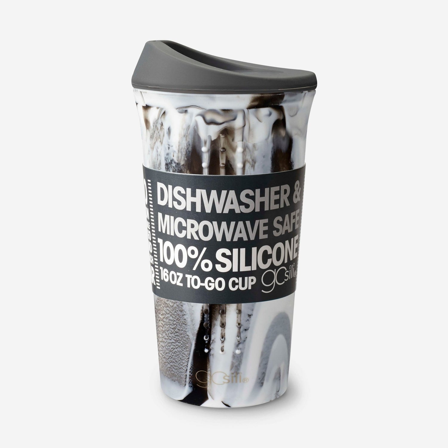 Reusable Silicone Travel Mug and Coffee Cup, 16oz - GoSili