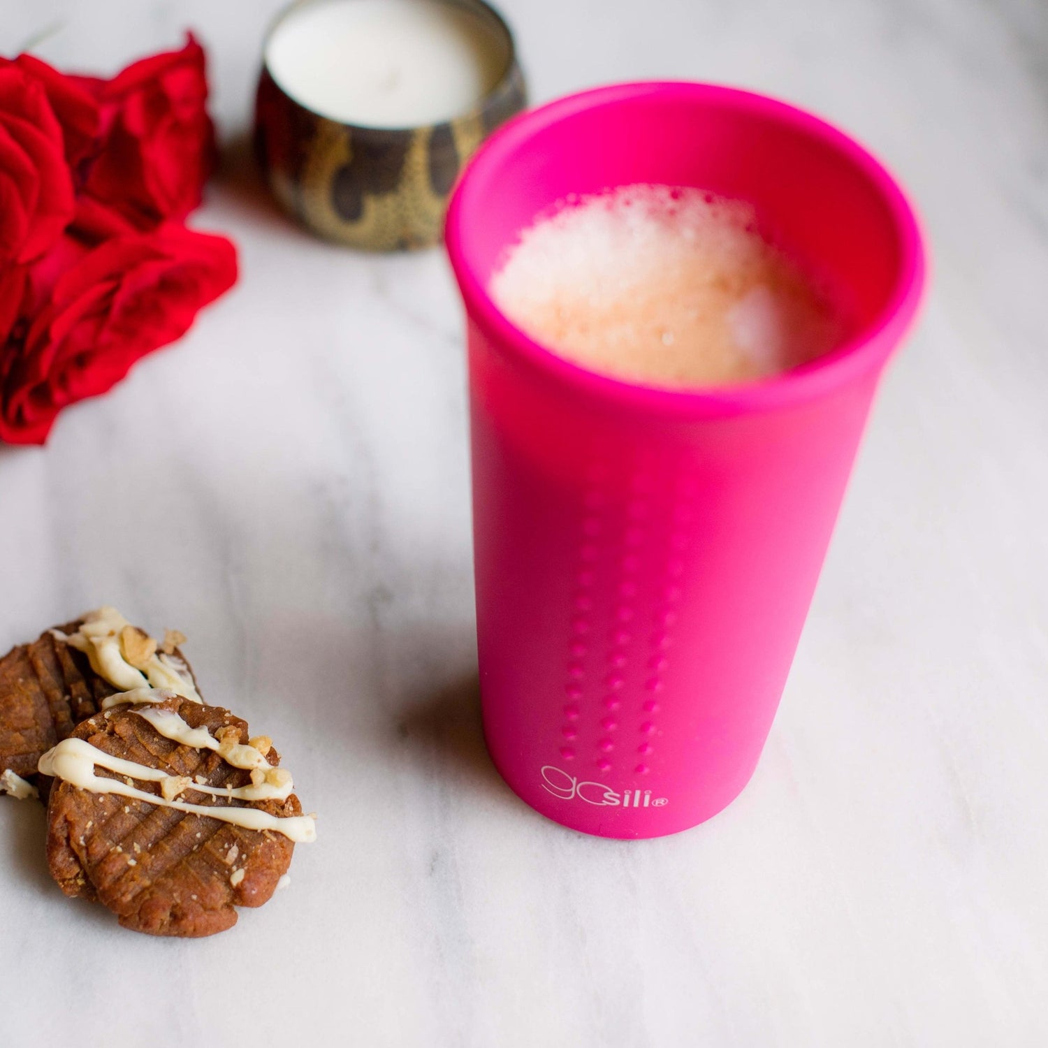 Reusable Silicone Travel Mug and Coffee Cup, 16oz - GoSili
