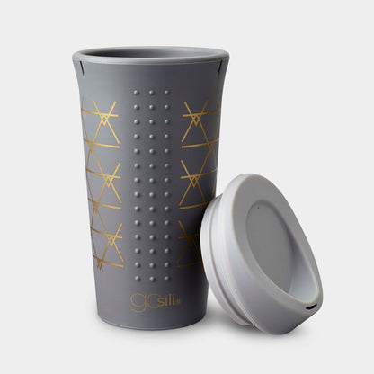 Reusable Silicone Travel Mug and Coffee Cup, 16oz - GoSili