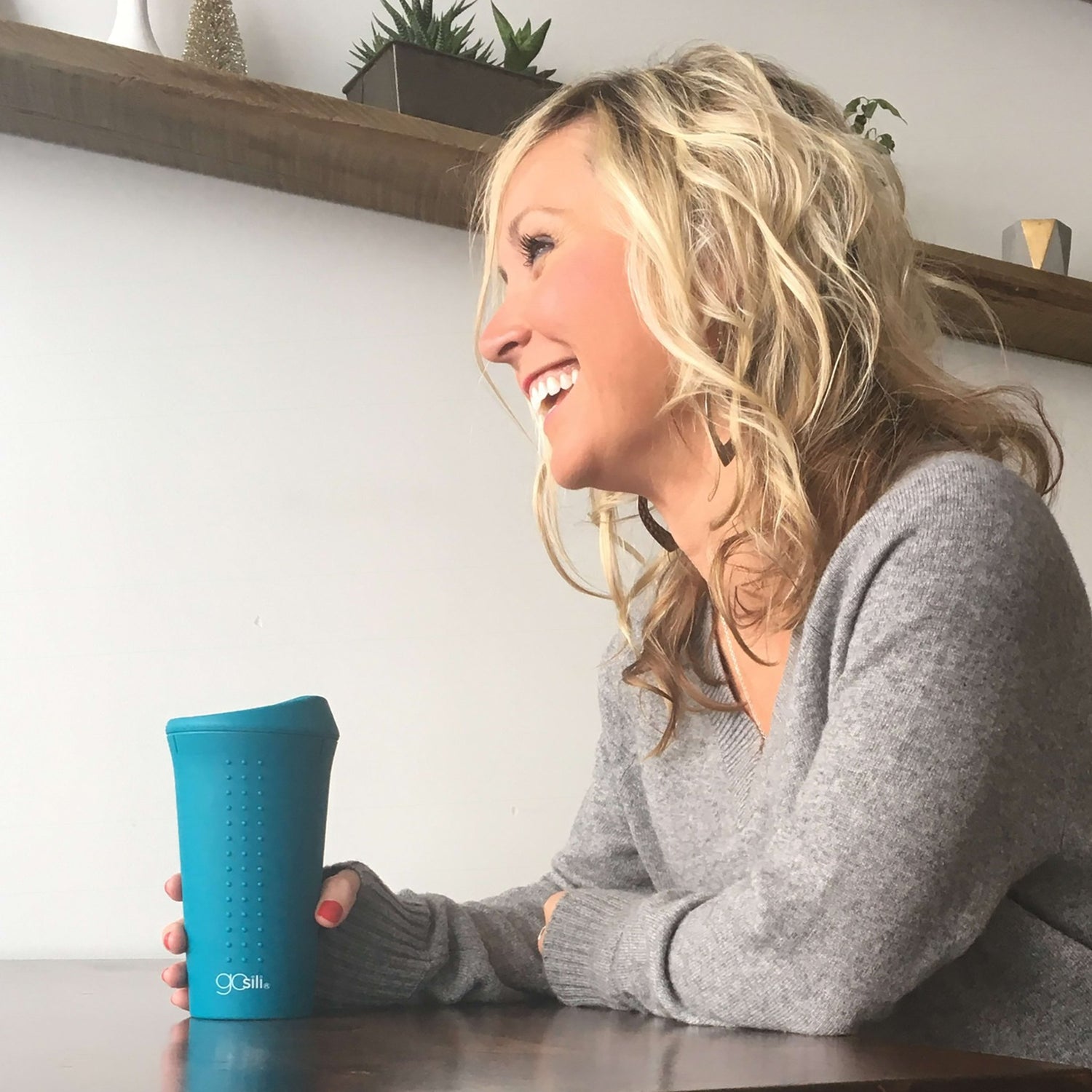 Reusable Silicone Travel Mug and Coffee Cup, 16oz - GoSili