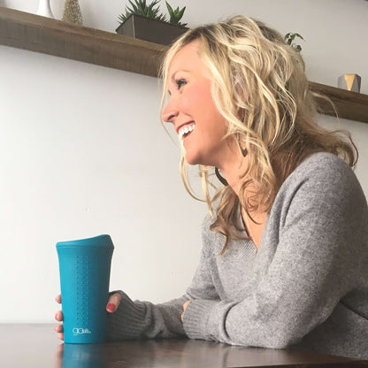 Reusable Silicone Travel Mug and Coffee Cup, 16oz - GoSili