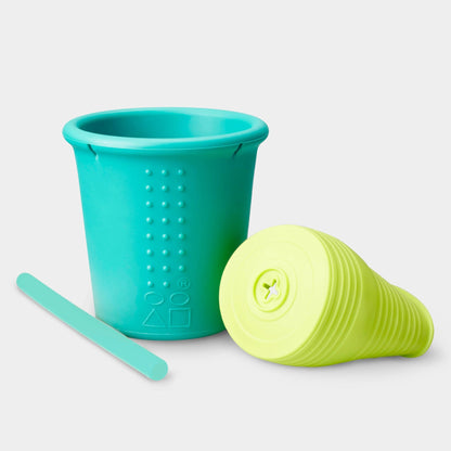 SiliKids Silicone Cup with Universal Straw Top and Drink Protector, 8oz - GoSili