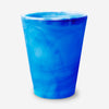 GoSili® 20oz Stackable Silicone Ocean Drinking Cups that Support Ocean Conservation, Unique Blue Marble/Swirl for Each Ocean